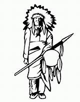 Native American Coloring Pages Printable Sketch Page sketch template