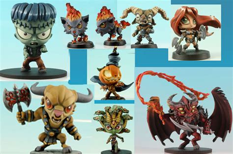 I do not code: Chibi Dungeon Adventurers for Impact! Miniatures