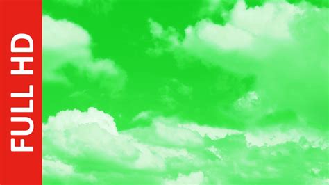 Best Cloud Green Screen Video Background | Realistic Free Moving Clouds Animation | All Design ...