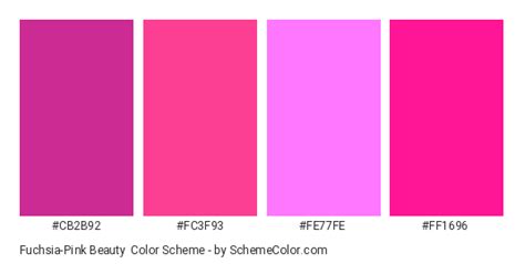 Fuchsia-Pink Beauty Color Scheme » Pink » SchemeColor.com