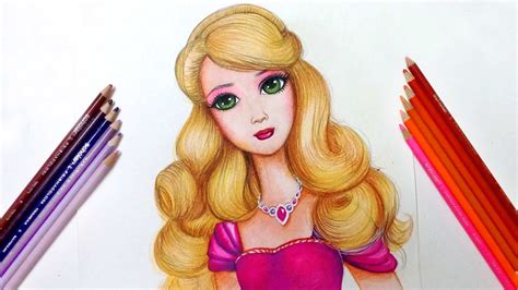 Pencil Barbie Drawing