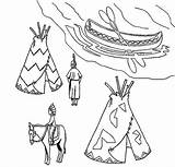 Teepee Coloring Page At GetDrawings  Free Download sketch template