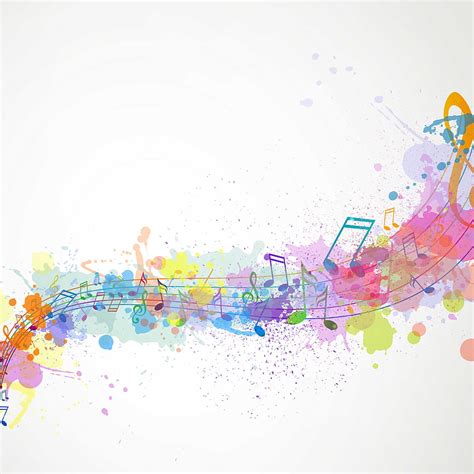 Abstract Music Notes Related Keywords Amp Suggestions - Cool Music Background Png - - HD ...