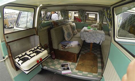 vw camper interior Caravan Interior, Campervan Interior, T4 Camper, Vw Van, Tiny Spaces, Vintage ...