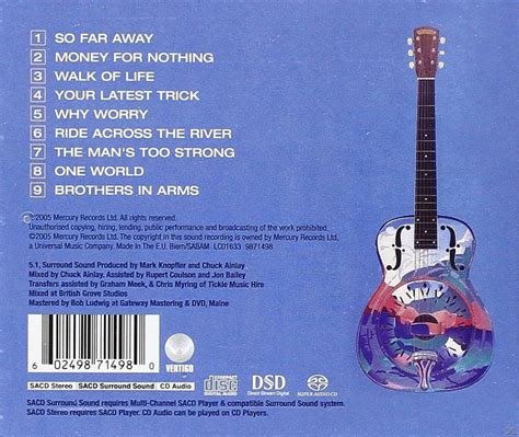 Dire Straits - Brothers In Arms (20th Anniversary Edition) (SACD Hybrid ...