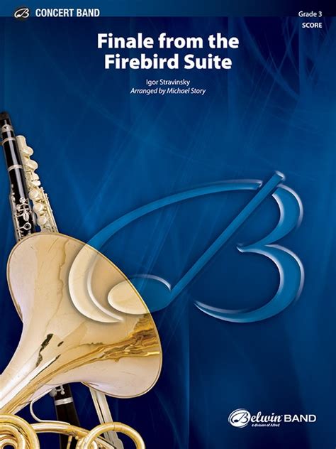 Finale from The Firebird Suite: Concert Band Conductor Score: Igor Stravinsky | Sheet Music