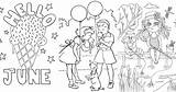 15 Free June Coloring Pages For Kids And Adults  Blitsy sketch template