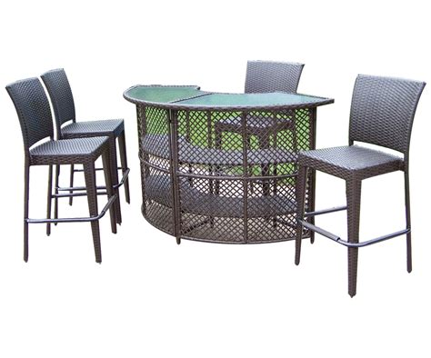 Brown 5 Seater Bar Chair Table Set at Rs 45000 in Ludhiana | ID: 23893769748
