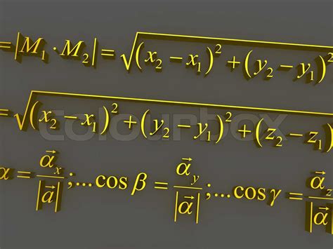 Mathematical formulas. | Stock image | Colourbox