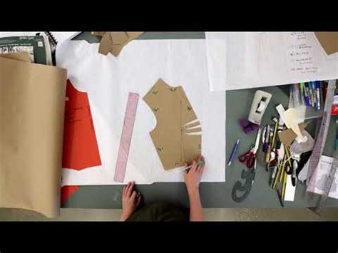 UNT Fashion Design Pattern Making 1 : Dart Clusters 402 - YouTube