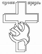 Cross With Wings Coloring Pages sketch template