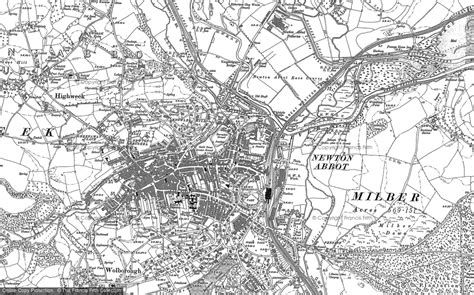 Old Maps of Newton Abbot, Devon - Francis Frith