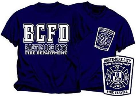 Baltimore City Fire Department Duty Style T-Shirt SKU: T124