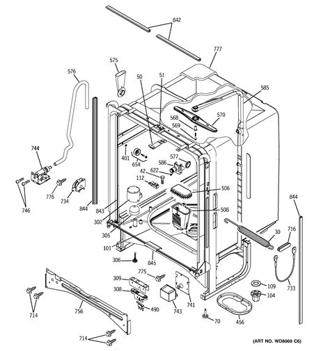 Ge Potscrubber Dishwasher Parts Diagram - Wiring Site Resource