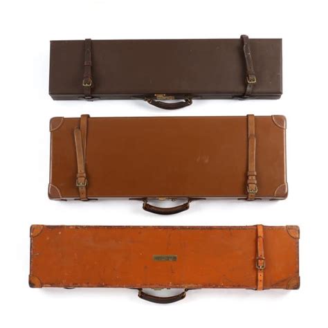 Three Leather Breakdown Shotgun Cases (Lot 1216 - Fall Sporting Art AuctionOct 12, 2023, 10:00am)