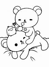 Rilakkuma Coloring Pages To Print  Free Printable sketch template
