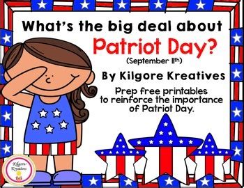 This prep free collection of activities for Patriot Day will help ...