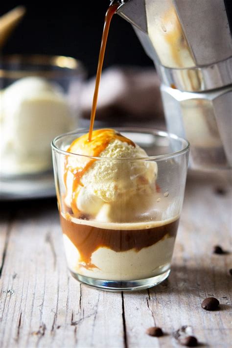 Italian Affogato Recipe - Ice Cream And Coffee - Inside The Rustic Kitchen