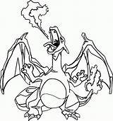 Free Pokemon Coloring Page Charizard Download  sketch template