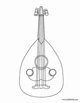 Mandolin coloring pages  Hellokidscom sketch template
