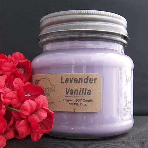 LAVENDER VANILLA SOY Candle Highly Scented