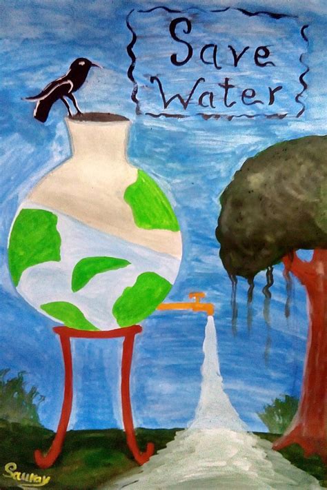 Save Water Save Earth Paintings