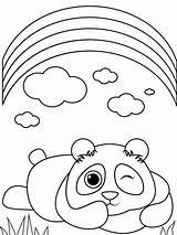 Panda Art Coloring Page  Free Printable Pages For Kids sketch template