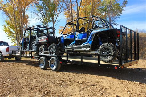 Echo 26' Advantage ATV-UTV side by side trailer with two full size ...