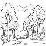 Bunkhouse Clipartix Woods Sketch Coloring Page sketch template