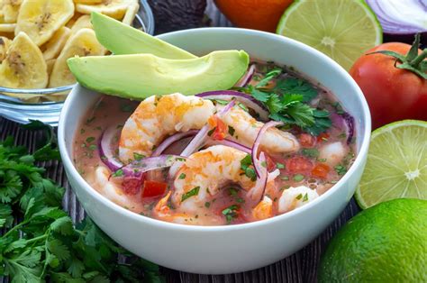 Ceviche de camarón, receta del clásico y tradicional plato ecuatoriano