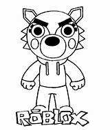 Piggy Roblox Coloring Page  Free Printable Pages For Kids sketch template