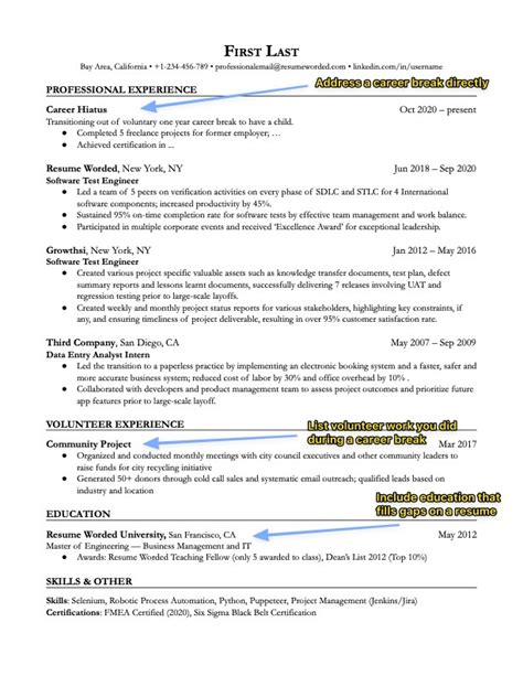 How to List Gaps on a Resume (Without Making It a Big Deal)