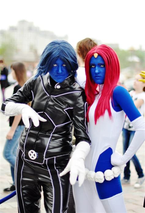 Mystique and Nightcrawler by Hidory on DeviantArt