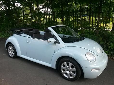 2005 VW BEETLE CABRIOLET CONVERTIBLE 1.4 IN RARE BABY BLUE FULL VW HISTORY Smethwick, Dudley