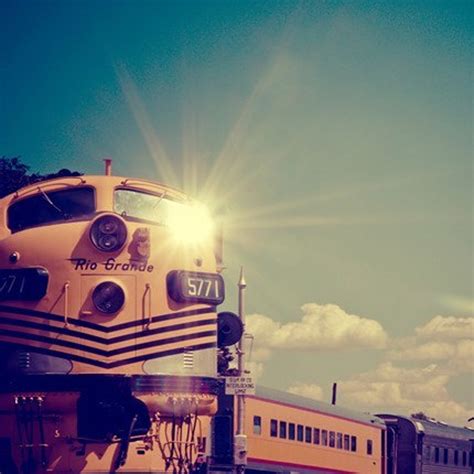 Train Photography / Locomotive Travel Transportation Sun - Etsy