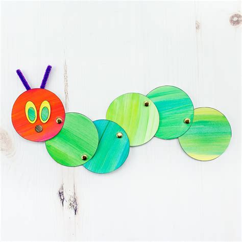 How to Make an Easy and Fun Wiggling Caterpillar Craft