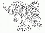 Metal Greymon Coloring Pages sketch template