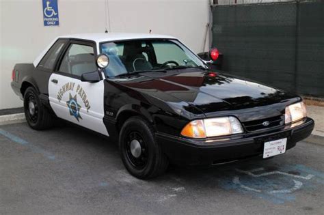 Accurate Restoration: Ex-CHP 1989 Ford Mustang SSP | Bring a Trailer