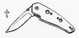 Cartoon Pocket Knife Drawing Sketch Coloring Page  knife Tattoo sketch template