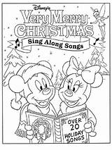 Mickey Mouse Christmas Coloring Pages sketch template
