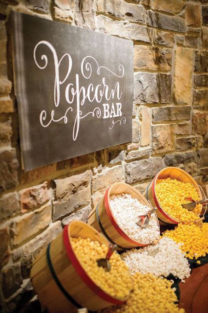 26 Exciting Popcorn Bar Ideas For Your Wedding - Weddingomania