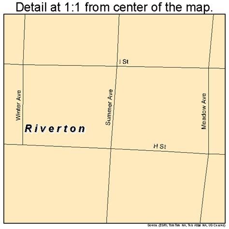 Riverton Iowa Street Map 1967575