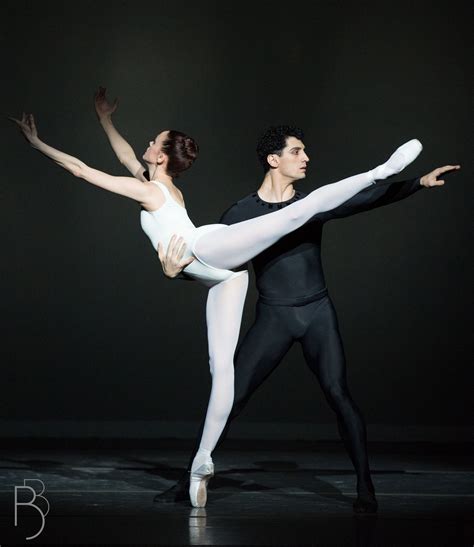 Dusty Button and Lasha Khozashvili in George Balanchine's Episodes ©The George Balanchine Trust ...