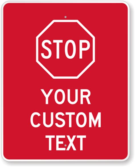 Custom STOP Signs