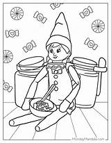 26 Elf On The Shelf Coloring Pages Free PDF Printables sketch template