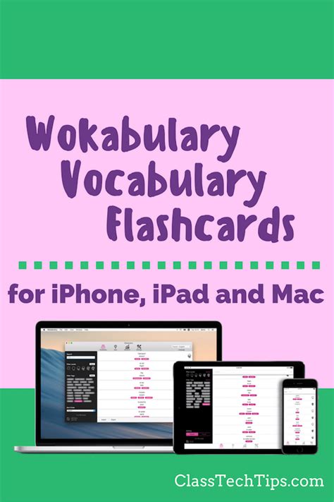 Wokabulary Vocabulary Flashcards for iPhone, iPad and Mac - Class Tech Tips