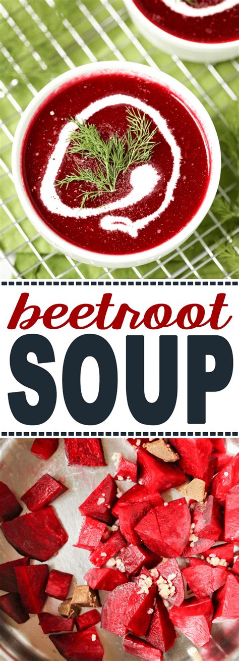 Beetroot Soup Recipe with Coconut Milk Drizzle - April Golightly