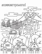 Electric Coloring Pages sketch template