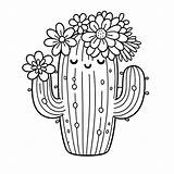20 Cacti Coloring Pages Flower Cactus  sketch template