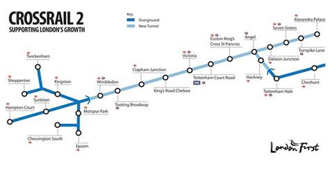 Crossrail 2 Route Proposed By Business Leaders | Londonist